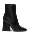 MAISON MARGIELA Leather Block Heel Boots,SY0810