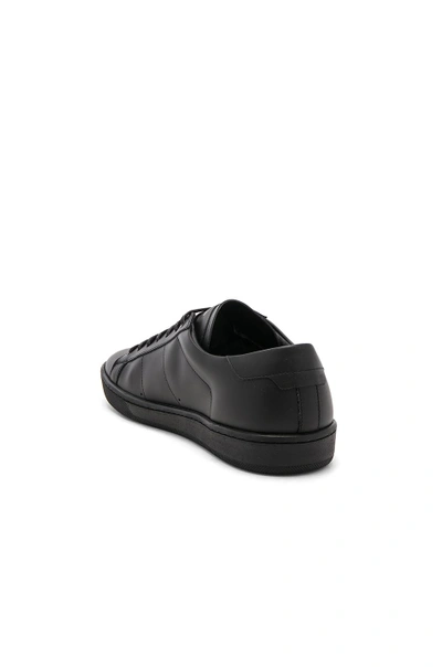 Shop Saint Laurent Court Classic Sl/01 Sneakers In Black
