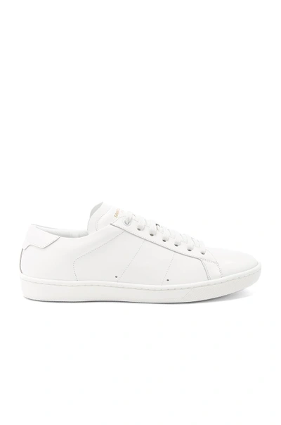 Shop Saint Laurent Court Classic Sl/01 Sneakers In White