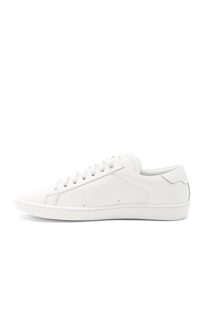 Shop Saint Laurent Court Classic Sl/01 Sneakers In White