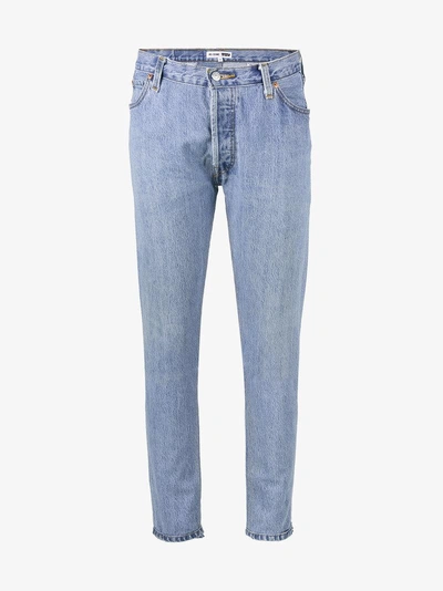 Shop Re/done Levi's Blue High Waisted Skinny Jeans