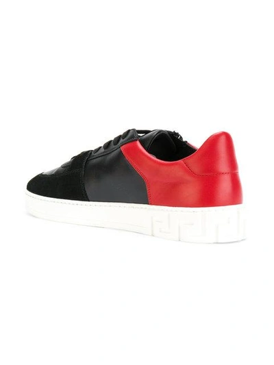 Shop Versace Lace-up Sneakers