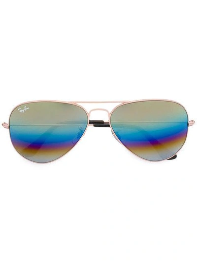 Shop Ray Ban Rainbow Iii Sunglasses