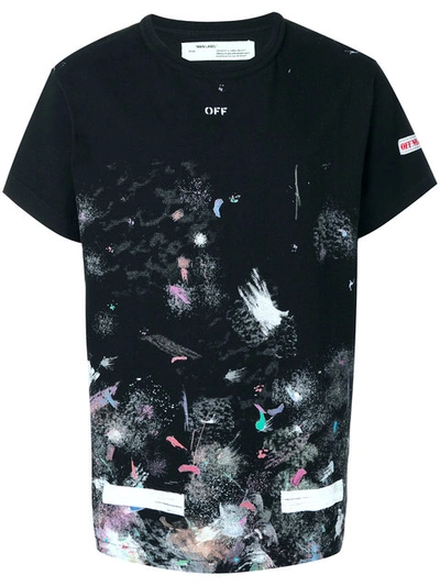 Off-white Black Galaxy Brushed T-shirt
