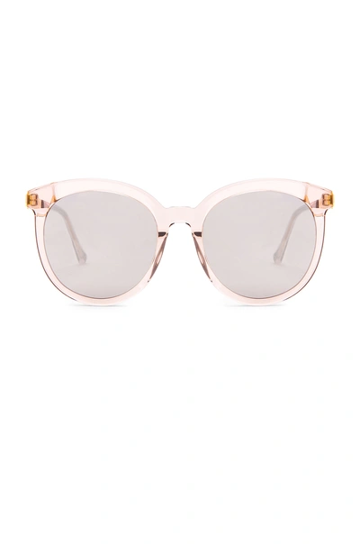 Gentle Monster Lovesome Tale Sunglasses In Pink. In Clear Pink Acetate & Silver Mirror