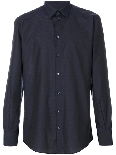 Dolce & Gabbana Geometric Print Shirt - Blue