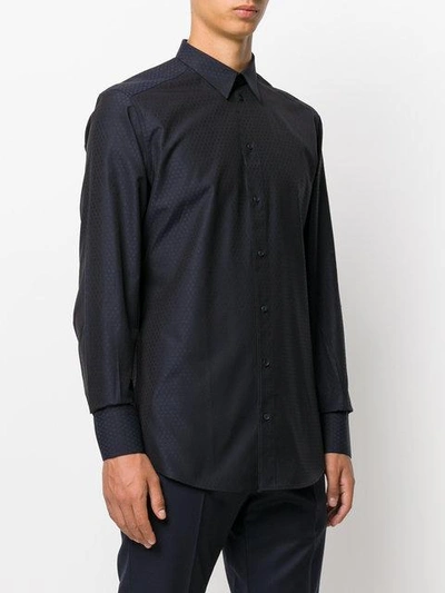 Shop Dolce & Gabbana Geometric Print Shirt - Blue