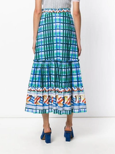 Shop Peter Pilotto Printed Skirt In Multicolour