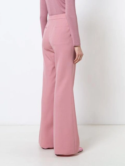 Shop Rochas Flared Trousers - Pink