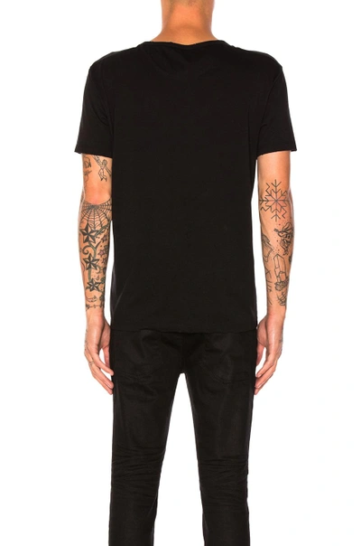 Shop Valentino Graphic Tee In Black