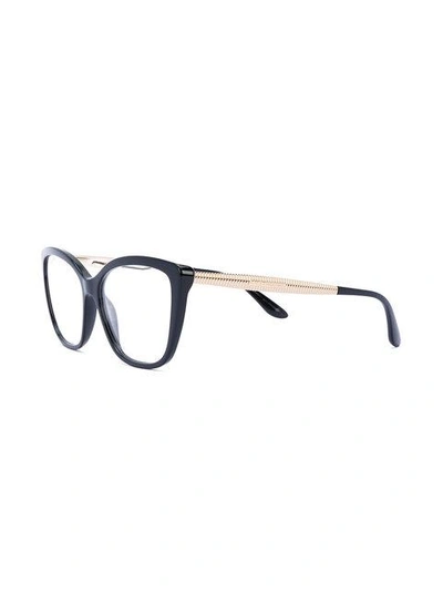 Shop Dolce & Gabbana Cat-eye Frame Glasses In 501