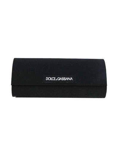 Shop Dolce & Gabbana Cat-eye Frame Glasses In 501
