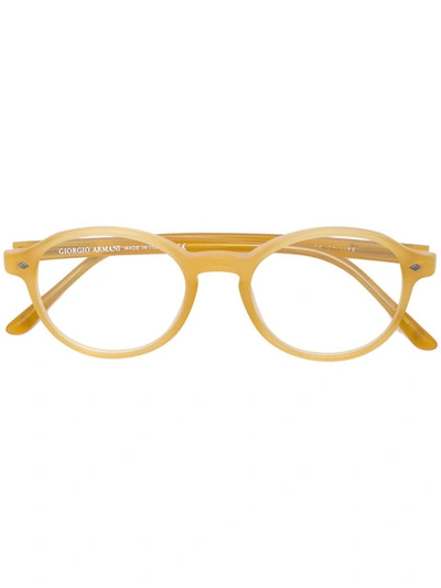 Giorgio Armani Round Frame Glasses
