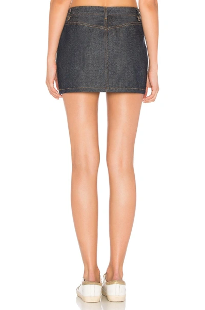 Shop Apc Mini Skirt In Indigo