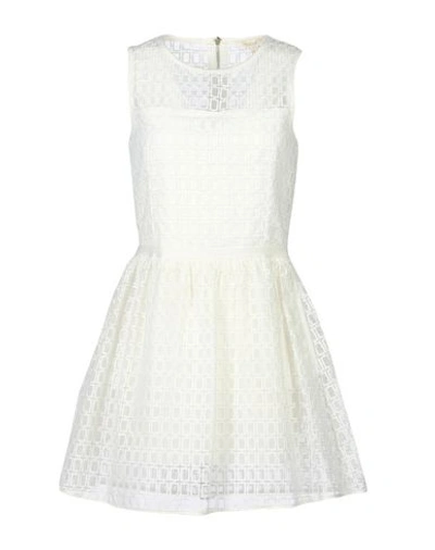 Maje Short Dress In White