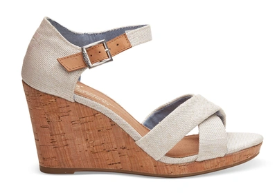 Toms Natural Yarn Dye Women's Sienna Wedges