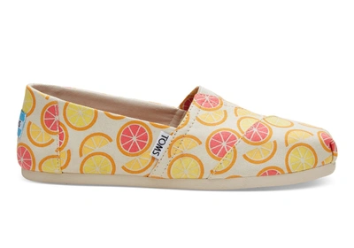 Toms Orange Citrus Women's Classics Slip