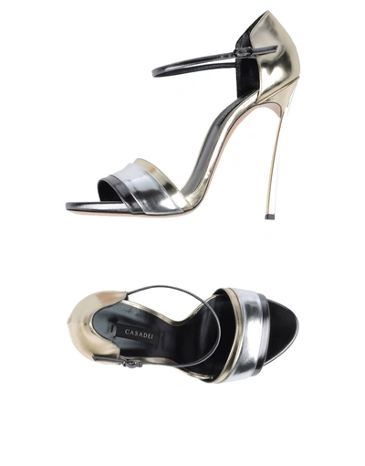 Casadei Sandals In Silver