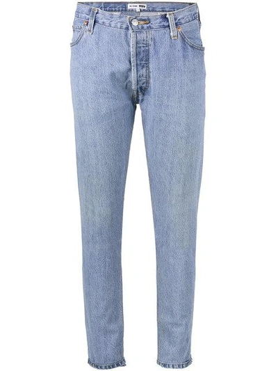 Shop Re/done Levi's Blue High Waisted Skinny Jeans