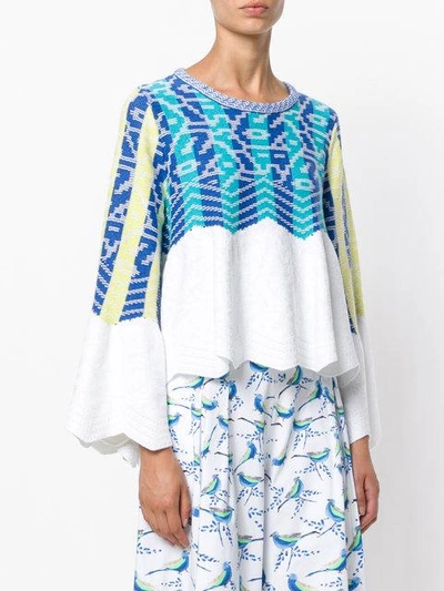 Shop Peter Pilotto Knitted Top In Multicolour