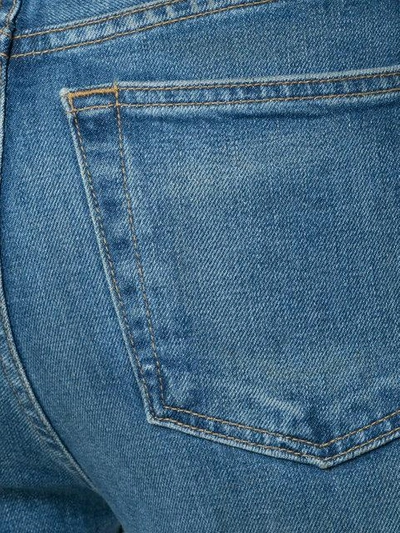 Shop Re/done Stonewashed Skinny Jeans In Sm000 Med Vain