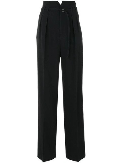 Shop Red Valentino High-waisted Pants - Black