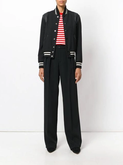 Shop Red Valentino High-waisted Pants - Black