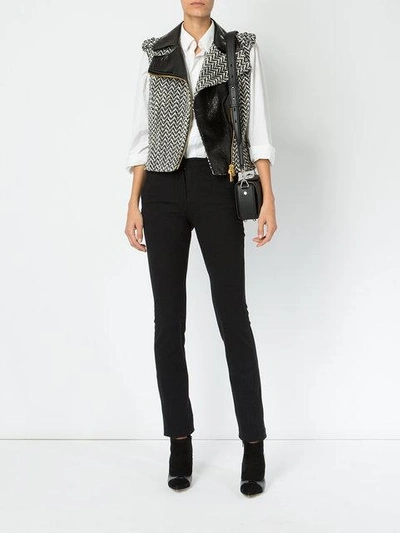 Shop Lanvin Tweed Style Gilet