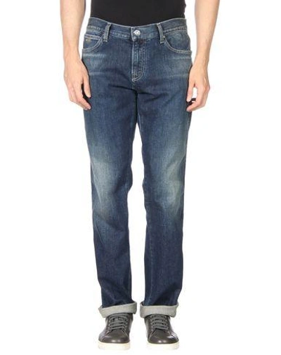 Shop Emporio Armani Denim Pants In Blue