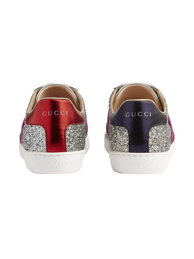 Shop Gucci Ace Glitter Sneakers