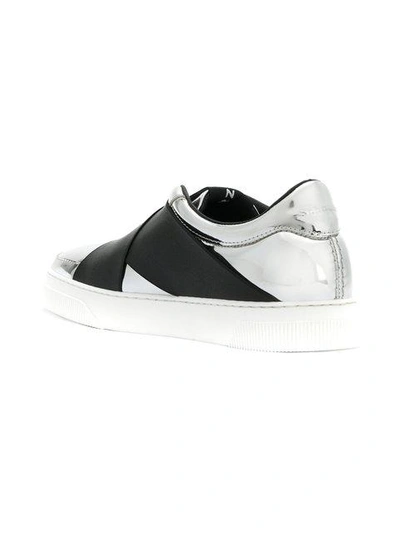 Shop Proenza Schouler Elasticated Strap Sneakers In Grey