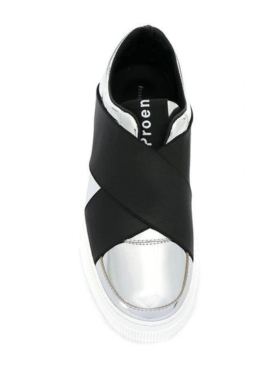 Shop Proenza Schouler Elasticated Strap Sneakers In Grey