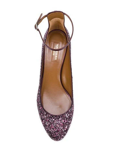 Alyx glitter pumps with ankle strap