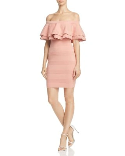 Endless Rose Tiered Ruffle Off-the-shoulder Dress - 100% Exclusive In Blush
