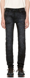 DIESEL Black Thommer Scratch Jeans