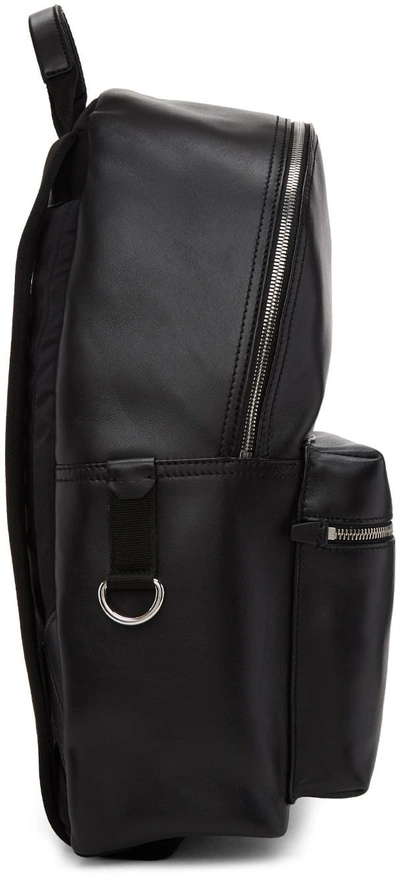 Shop Dolce & Gabbana Dolce And Gabbana Black Leather Backpack In 80999 Black