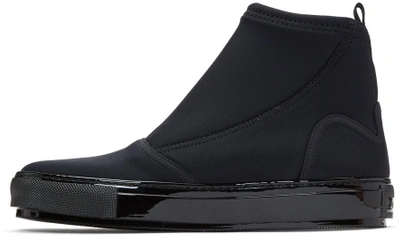 Shop Marni Black Neoprene Boots In Z1n99 Black/black