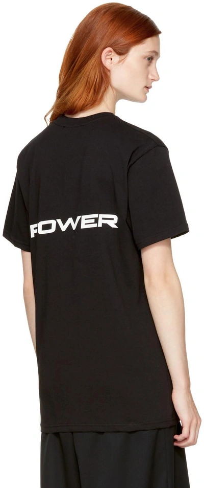 Shop 032c Black Power T-shirt