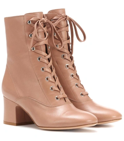 Gianvito Rossi Kensington 60 Ankle Boots In Brown