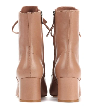 Shop Gianvito Rossi Kensington 60 Ankle Boots In Brown