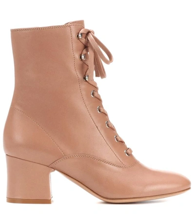 Shop Gianvito Rossi Kensington 60 Ankle Boots In Brown