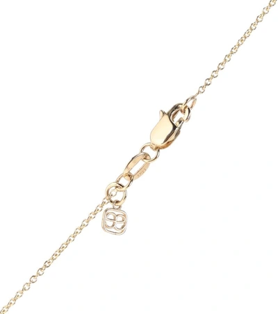 Shop Sydney Evan Tiny Cross 14kt Gold And Diamond Necklace In No