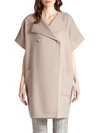 GIORGIO ARMANI Wool/Cashmere Double-Breasted Kimono Coat