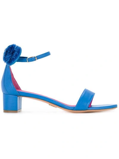 Shop Oscar Tiye Minnie Sandals - Blue