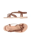 Ancient Greek Sandals In Brown