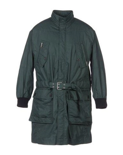 Shop Balmain Jacket In Dark Green