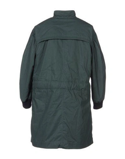 Shop Balmain Jacket In Dark Green