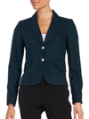 KARL LAGERFELD Textured Two-Button Blazer,0400090842083