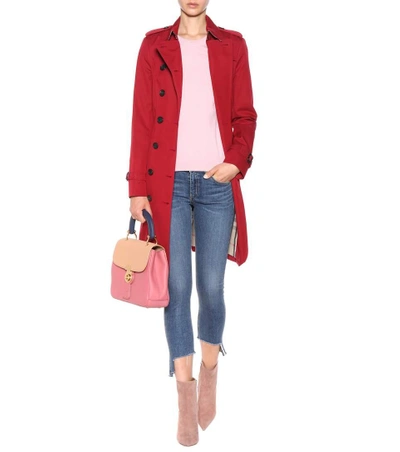 Shop Burberry Sandringham Trench Coat In Parade Red