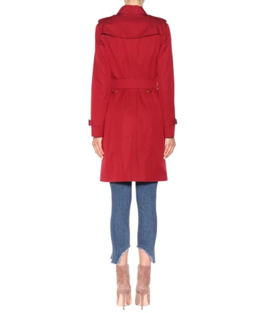 Shop Burberry Sandringham Trench Coat In Parade Red